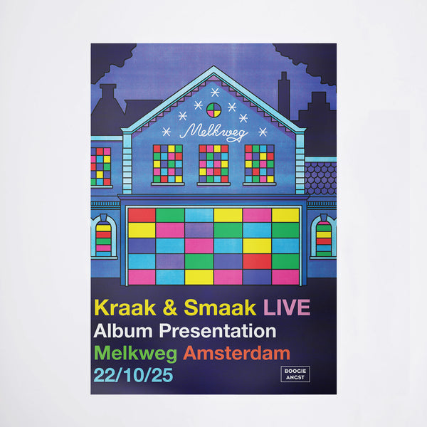 Kraak & Smaak LIVE – Melkweg 22/10/2025 (Limited Edition Poster)